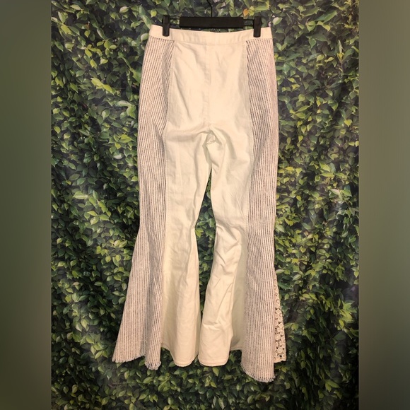 Trendy Flared Pants with Denim Jacket - Picture 13 of 16